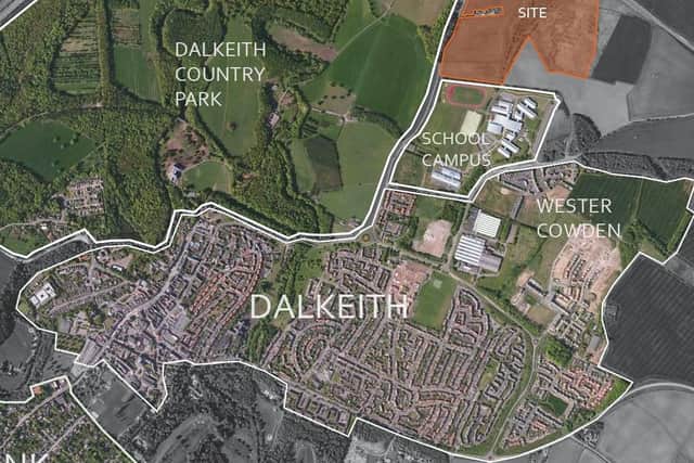 Development planned on land east of Salters Road, Dalkeith, Midlothian known as Salter’s Park.