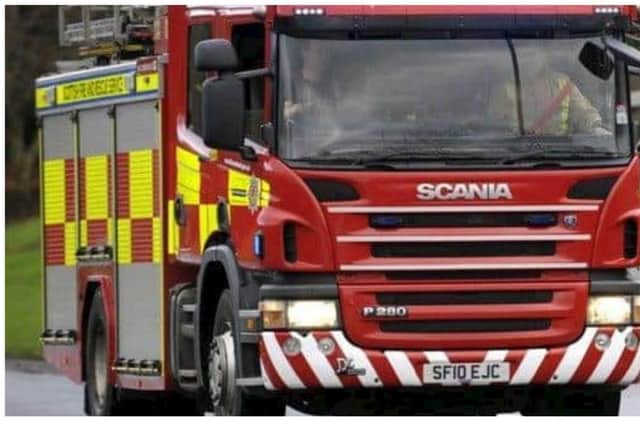 Fire crews extinguished a number of cars that were on fire at Redmill Industrial Estate in Whitburn on Sunday.