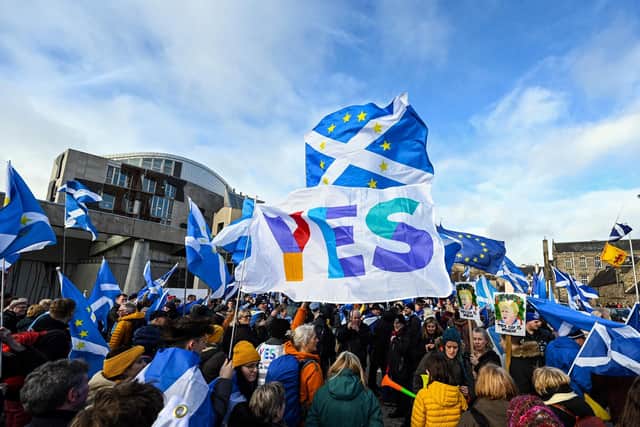 Supporters of Scottish independence can take heart from the formation of an SNP-Scottish Green government (Picture: Andy Buchanan/AFP via Getty Images)