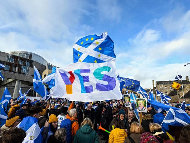 Supporters of Scottish independence can take heart from the formation of an SNP-Scottish Green government (Picture: Andy Buchanan/AFP via Getty Images)
