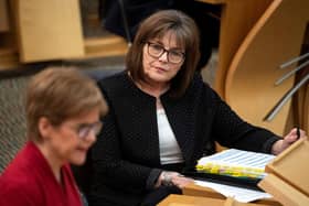 Health Secretary Jeane Freeman has issued a stark warning after reports of a spate of text scams targeting Scots who are shielding from coronavirus. (Photo by Andy Buchanan- Pool/Getty Images)