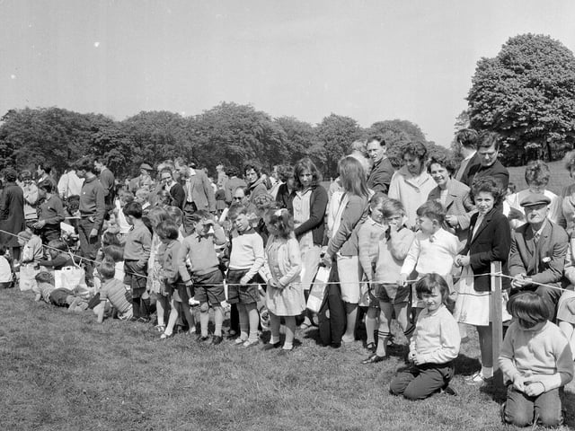 Spectators at the Balerno & Currie Gala Day in 1965.