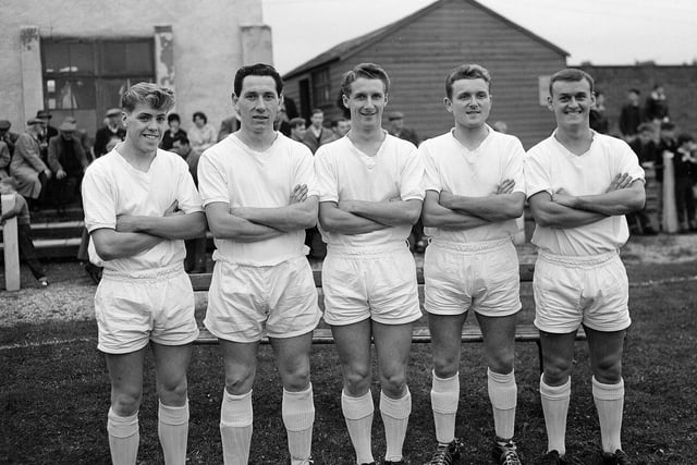 The Musselburgh Athletic football team pictured in August 1963.