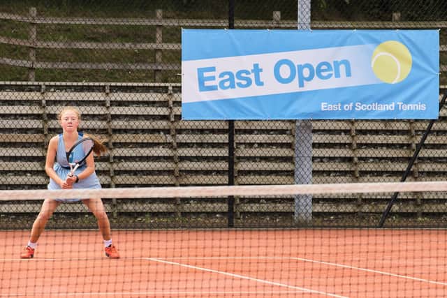 Hanna Augustynska, 14, won the women’s singles title at the Edinburgh Open