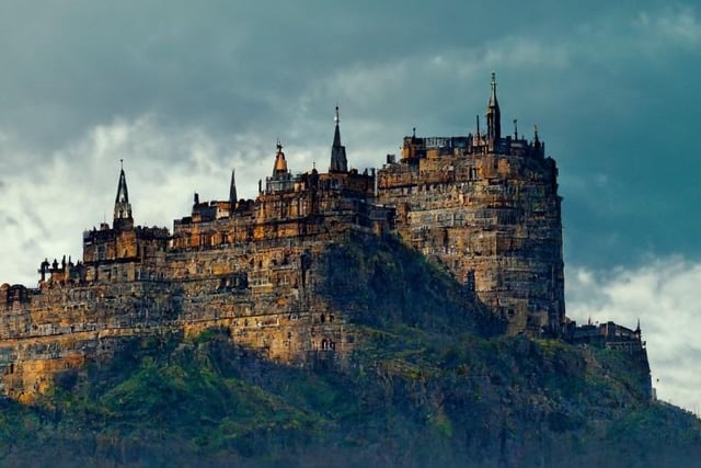 While applying Renzo Piano’s design style to Edinburgh Castle gives us this…