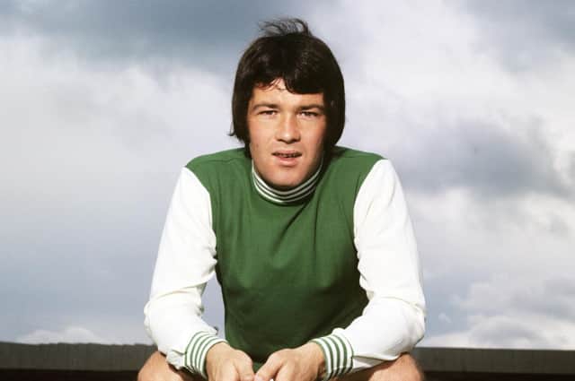 Jimmy O'Rourke pictured at Easter Road ahead of the 1971/72 season