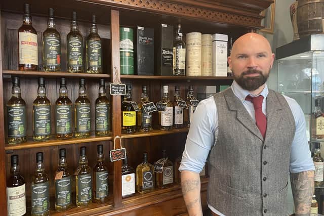 Tony Grubb, manager at Cadenheads Whisky Shop on Edinburgh's Royal Mile, said the Queen will be sorely missed. Picture: Ilona Amos