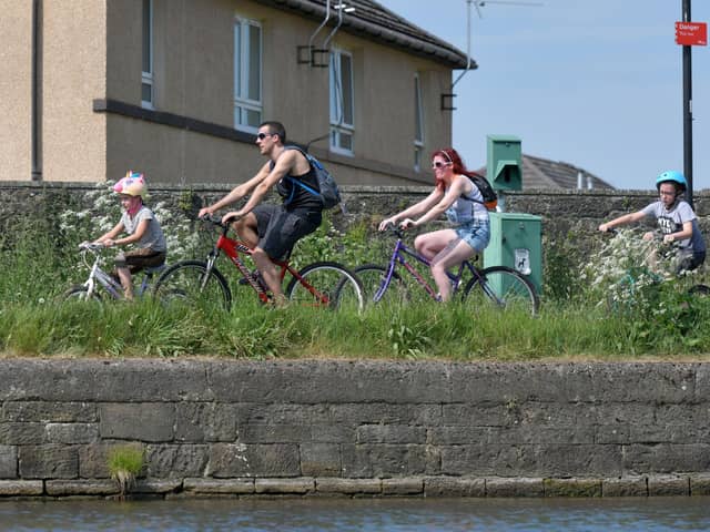 The Scottish Greens want spending on cycling, walking and wheeling increased from three per cent to 20 per cent of the transport budget within five years (Picture: Michael Gillen)