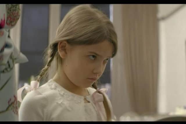Abby as 'young Nina' in the BBC Three series