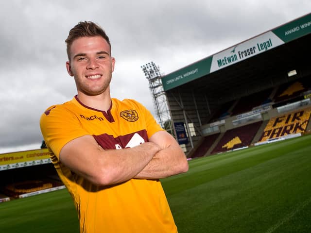 Chris Cadden during his days with Motherwell. Picture: SNS