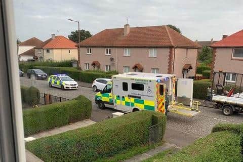 Police confirm that they were called to the scene on Thursday morning. Picture: Natasha Hill.