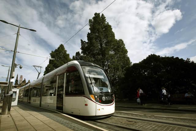 Edinburgh's tram lines would be extended with two new routes, according to the SNP council election manifesto (Picture: Danny Lawson/PA)