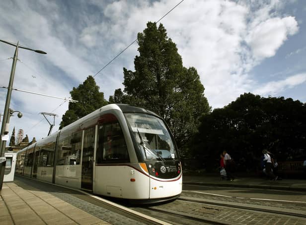 Edinburgh's tram lines would be extended with two new routes, according to the SNP council election manifesto (Picture: Danny Lawson/PA)