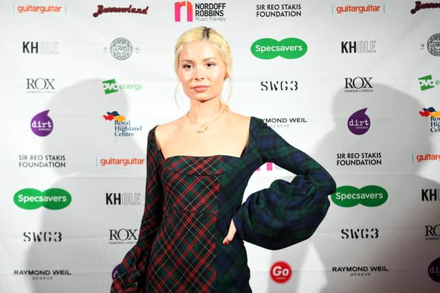 Edinburgh singer Nina Nesbitt was among the winners at this year’s Specsavers Scottish Music Awards.