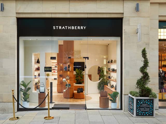 Strathberry have opened their flagship store on Multrees Walk in time for Christmas