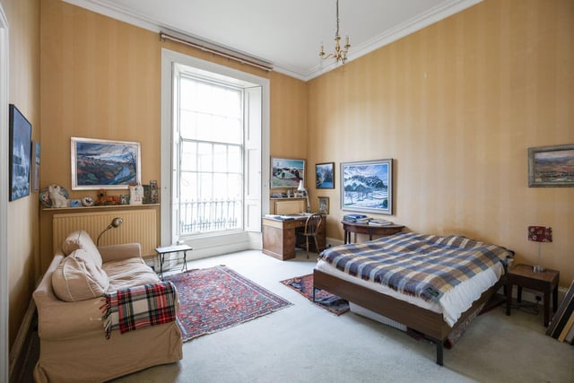 The spacious double bedroom is positioned towards the rear of the property.