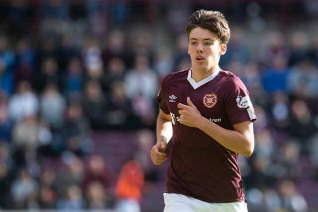 Aaron Hickey has been in good form for Hearts this season. Picture: SNS