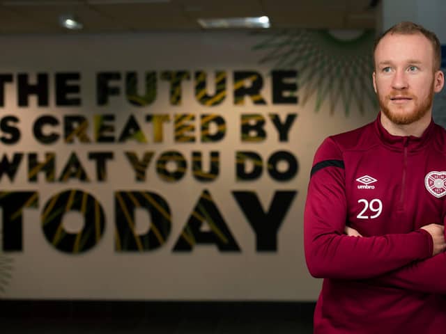 Liam Boyce is convinced his future lies at Hearts.