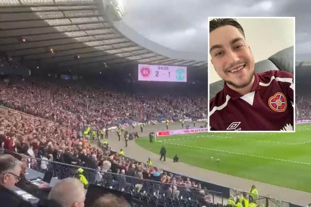 Fans at Hampden paid a touching tribute to young Euan Smith