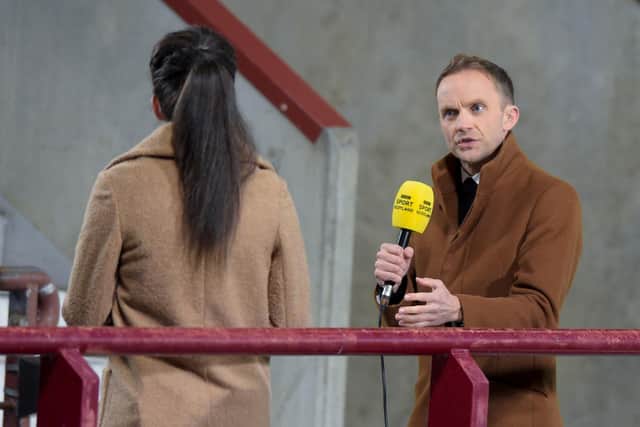 The BBC cameras and presenter Jonathan Sutherland will be following Hearts a lot this season.