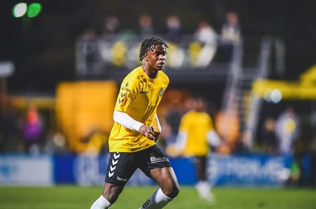 Emmanuel 'EJ' Johnson scored his first professional goal at the weekend as Charleston Battery were defeated 4-3 by Indy Eleven. Picture: Charleston Battery