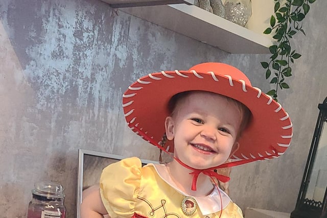 Aubrielle as Jessie from Toy Story
