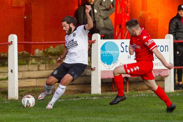 Willis Hare has been enjoying his new position at centre-back for Linlithgow Rose this season