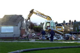 Hundreds of homes were demolished following the initial collapse at Ferniehill Terrace in November 2000.