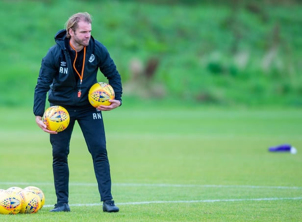 Robbie Neilson is preparing different formations for Hearts to use.