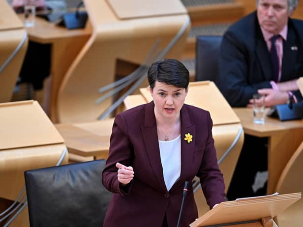 Leader of the Scottish Conservative Party Ruth Davidson raised concerns about women's safety in response to the routemap announcement