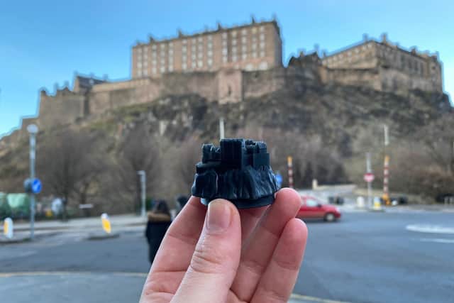 The 'rook' of the chess board is honoured by Edinburgh Castle