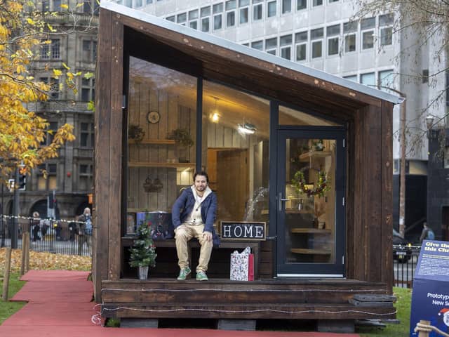 Homelessness charity Social Bite has unveiled its nest house prototype as part of the launch of its fourth Festival of Kindness