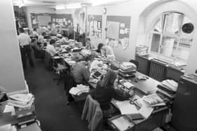 The Evening News offices in 1987. Picture: TSPL
