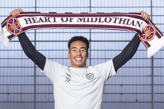 James Hill after signing for Hearts on loan for Bournemouth earlier this month. Picture: SNS