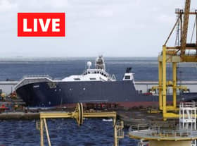 Leith Docks Major Incident LIVE: Follow here for all updates as emergency services attend toppled over ship in Edinburgh