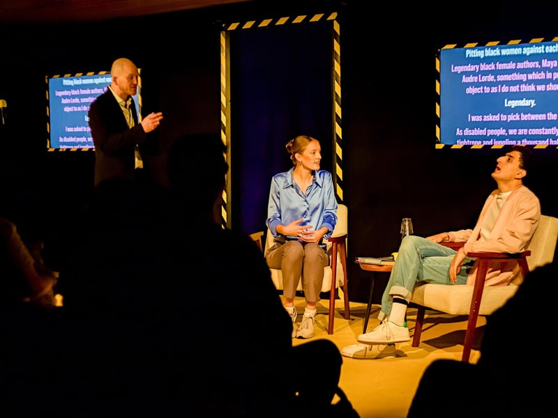 Usually disabled people want to do the right thing. But what if they don't? What if they were out to make as much money as possible from the guilt of non-disabled, anxious people (like you)? Hot off the back of their smash-hit VAULT and Soho runs, multi award-winning, disability-led theatre company FlawBored present a scathing satire on the monetisation of identity politics that spares no one. Winner of Vault Festival Show of the Week and nominated for two Off West End Awards.
Underbelly, Bristo Square (Friesian), 2.20pm. Weekend: August 18-20, 25-27 (£13 / £12). Weekday: August 15-17, 22-24 (£12 / £11).