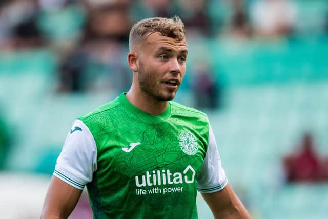 Ryan Porteous helped keep Pierre-Emerick Aubameyang and Alexandre Lacazette at bay during Hibs' 2-1 victory over Arsenal