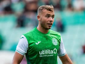 Ryan Porteous helped keep Pierre-Emerick Aubameyang and Alexandre Lacazette at bay during Hibs' 2-1 victory over Arsenal