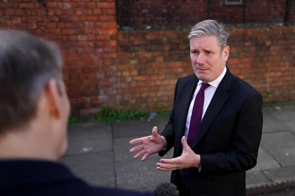Labour leader Keir Starmer wants votes in Scotland to further his own ambitions (Picture: Ian Forsyth/Getty Images)