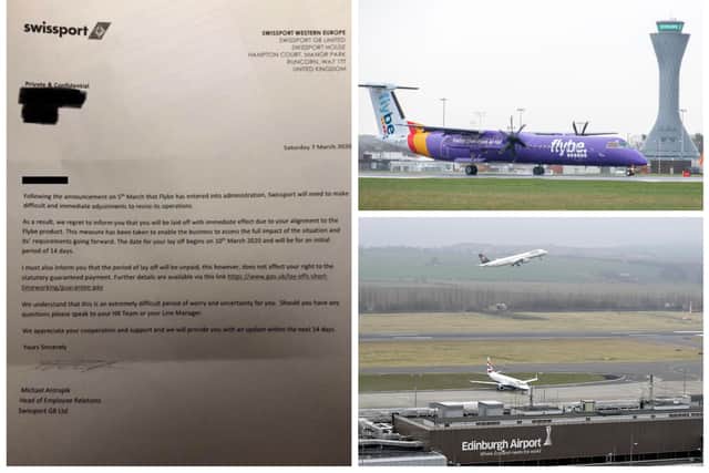 A former employee of Swissport contacted the Evening News after he received a letter stating his employment was coming to end