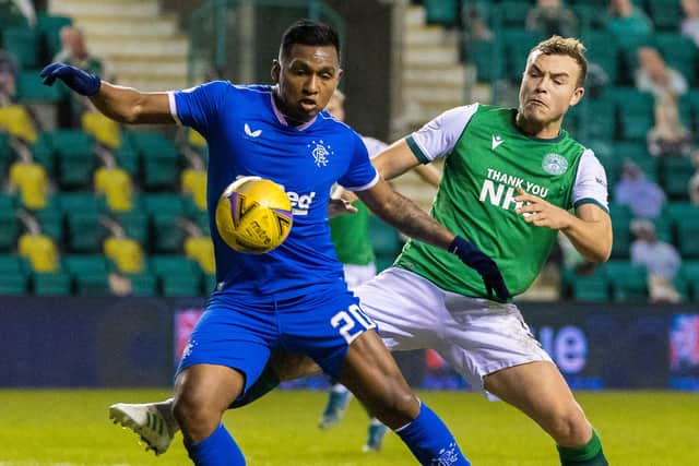 Ryan Porteous was given the slip by Alfredo Morelos in the lead-up to the only goal of the game