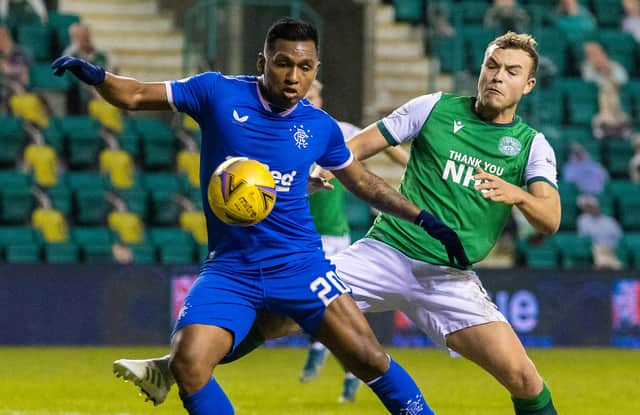 Ryan Porteous was given the slip by Alfredo Morelos in the lead-up to the only goal of the game