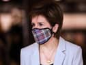 First Minister Nicola Sturgeon will make an announcement on the wearing of face masks next week