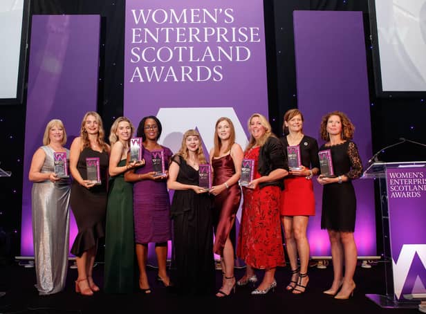 Winners at the last Women’s Enterprise Scotland Awards in 2019. Picture: Steve Welsh.