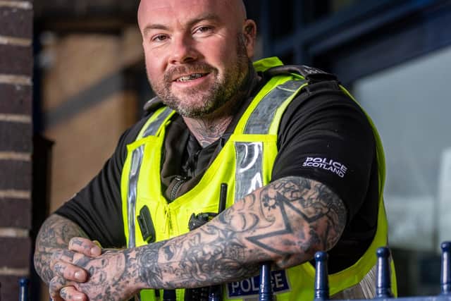 PC 'Tattoo' Tony Lawrence

Pic:Andy Barr
