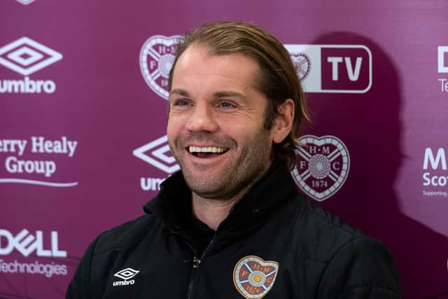 Hearts head coach Robbie Neilson currently has his team in third place in the cinch Premiership. Picture: SNS
