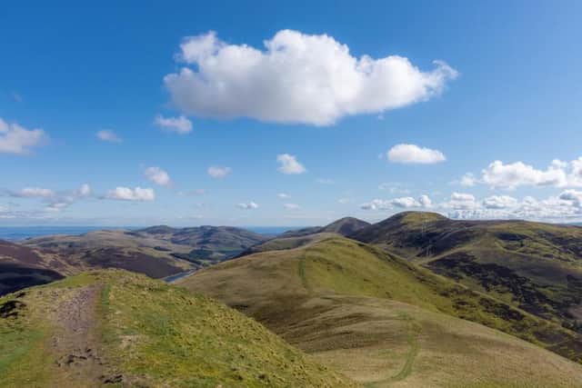 The Pentland Hills sit to the south of Edinburgh and provide a variety of excellent hilly walks.