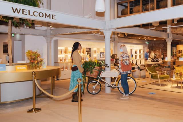 The visitor experience has a refreshed shop and bar area and showcases the natural beauty of the garden of Scotland