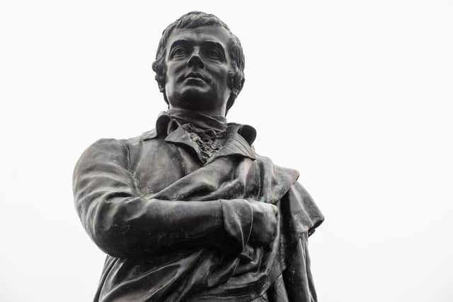 The 124-year-old statue of Robert Burns was removed in 2019 to allow trams works in Leith to get underway. (Picture credit: Lisa Ferguson/JPIMedia)
