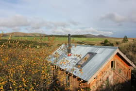 Wilderkin has stunning views over the Borders countryside to the Pentland Hills.